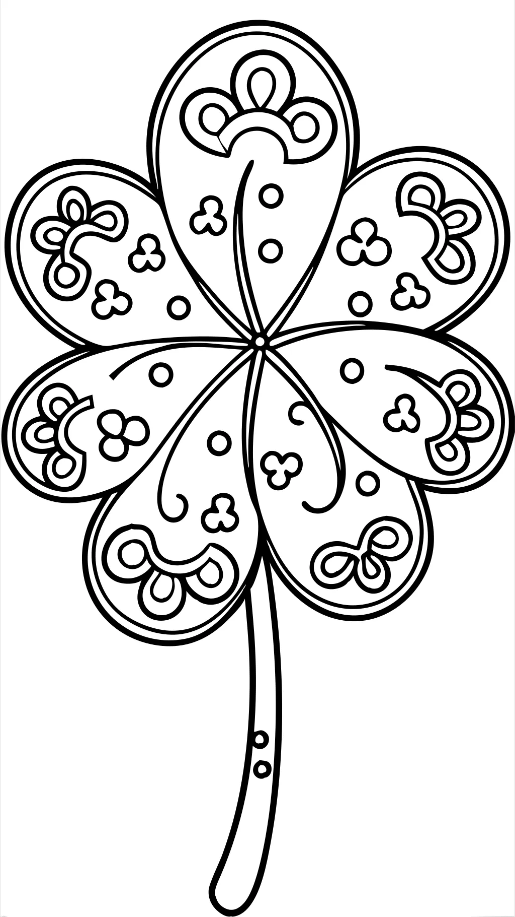 page de couleur Shamrock